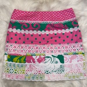 Lilly Pulitzer Delightful Patch Skirt